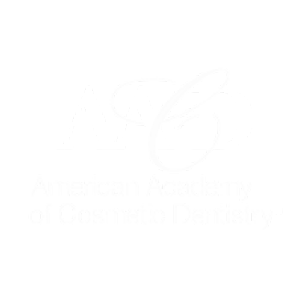 Logo of the American Academy of Cosmetic Dentistry (AACD), featuring the acronym "AACD" in bold letters with a stylized swoosh.