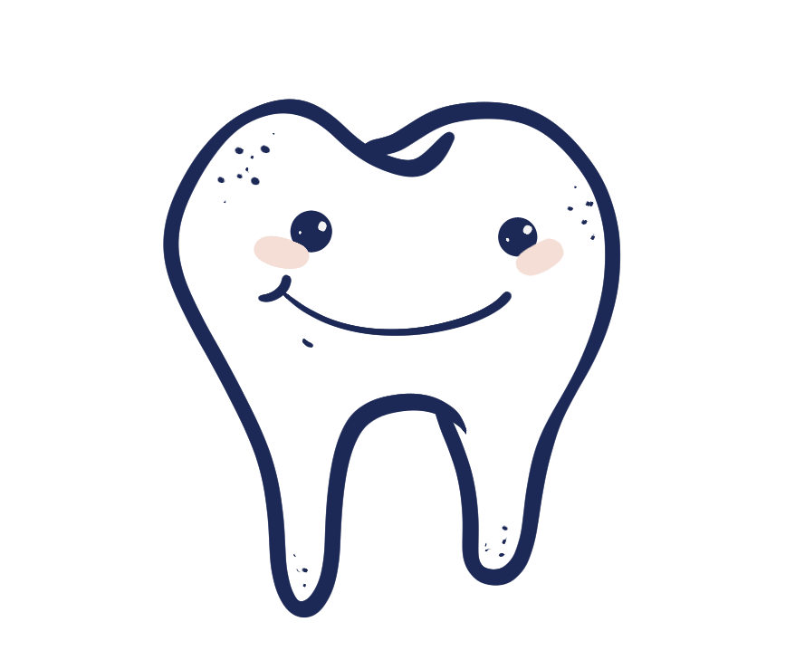 Illustration of a happy tooth that has had a successful root canal procedure