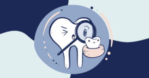 Illustration representing learning more about oral hygiene