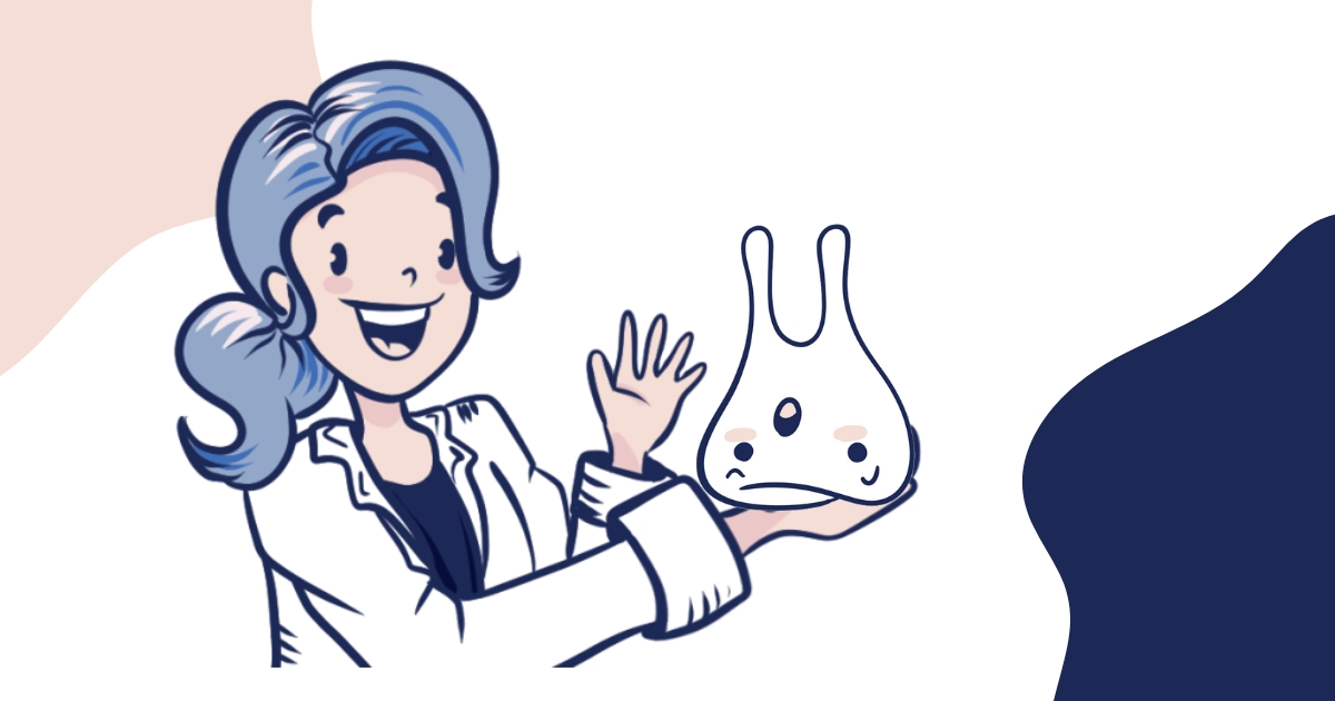 Cartoon dentist smiling and holding a sad, knocked out tooth, illustrating the supportive next steps patients can take after tooth loss, including emergency care and restorative dentistry options.